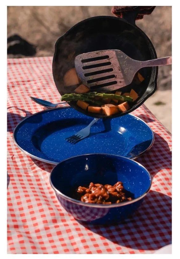 ENAMEL MIXING BOWL - S.S. EDGE